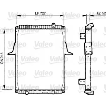 VALEO 732335 - Radiateur, refroidissement du moteur