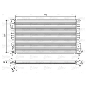 Radiateur, refroidissement du moteur VALEO OEM 133030