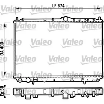 VALEO 732525 - Radiateur, refroidissement du moteur