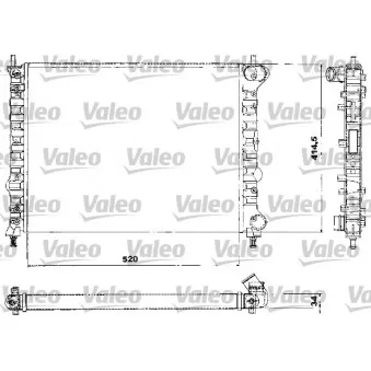 VALEO 732581 - Radiateur, refroidissement du moteur