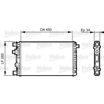 VALEO 732789 - Radiateur, refroidissement du moteur
