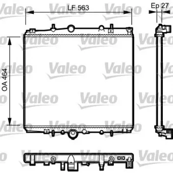 VALEO 732944 - Radiateur, refroidissement du moteur