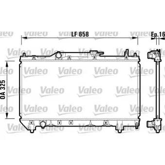 VALEO 732950 - Radiateur, refroidissement du moteur