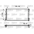 Radiateur, refroidissement du moteur VALEO [732956]