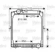 Radiateur, refroidissement du moteur VALEO [733425]