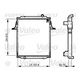 Radiateur, refroidissement du moteur VALEO OEM 5010315748