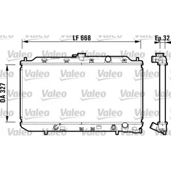 VALEO 734111 - Radiateur, refroidissement du moteur