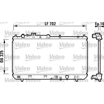 Radiateur, refroidissement du moteur VALEO OEM ZL0415200