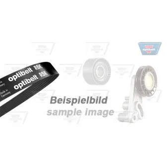OPTIBELT 6 PK 1050KT3 - Jeu de courroies trapézoïdales à nervures