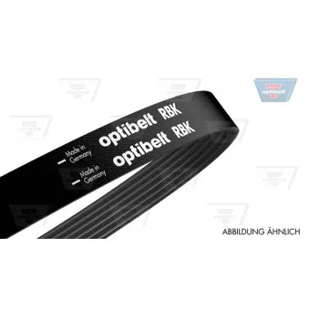 Courroie trapézoïdale à nervures OPTIBELT 6 PK 894