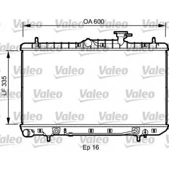Radiateur, refroidissement du moteur VALEO OEM 2531025100