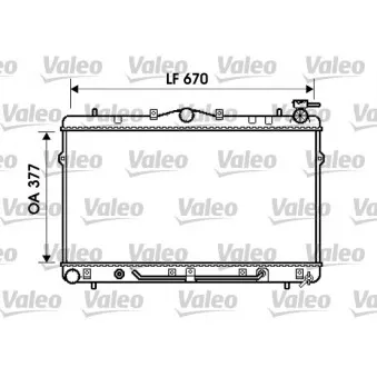 VALEO 734258 - Radiateur, refroidissement du moteur