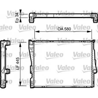 Radiateur, refroidissement du moteur VALEO OEM BSG 15-520-022