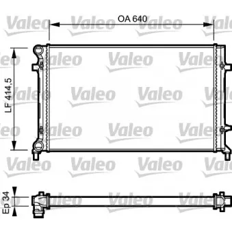 VALEO 734335 - Radiateur, refroidissement du moteur