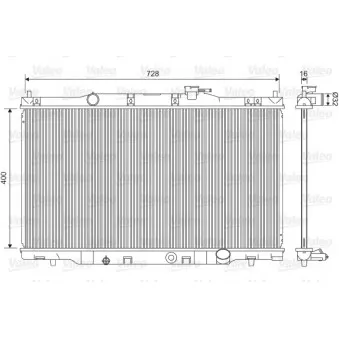 Radiateur, refroidissement du moteur VALEO OEM 19010PNLG01