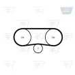OPTIBELT KT 1209 W2 - Pompe à eau + kit de courroie de distribution