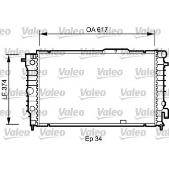 VALEO 734604 - Radiateur, refroidissement du moteur
