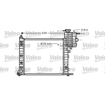 Radiateur, refroidissement du moteur VALEO OEM A6385012801