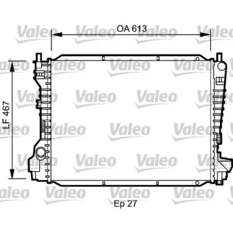 VALEO 734786 - Radiateur, refroidissement du moteur