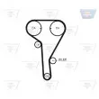 OPTIBELT KT 1405 W1 - Pompe à eau + kit de courroie de distribution