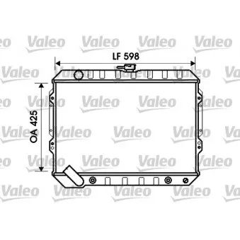 Radiateur, refroidissement du moteur VALEO OEM MB660077