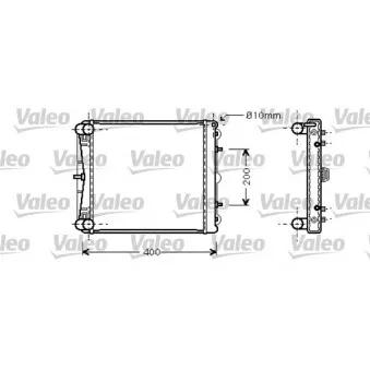 Radiateur, refroidissement du moteur VALEO OEM 99610613251