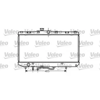 Radiateur, refroidissement du moteur VALEO OEM 1640016340