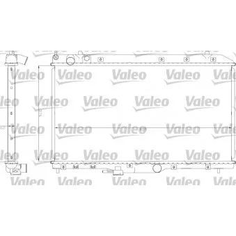 Radiateur, refroidissement du moteur VALEO 734845