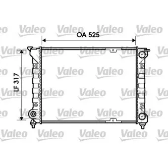 VALEO 734853 - Radiateur, refroidissement du moteur