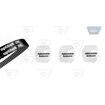 OPTIBELT KT 1529 W1 - Pompe à eau + kit de courroie de distribution