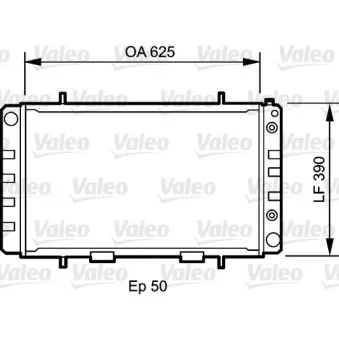 VALEO 735052 - Radiateur, refroidissement du moteur