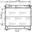 Radiateur, refroidissement du moteur VALEO [735073]