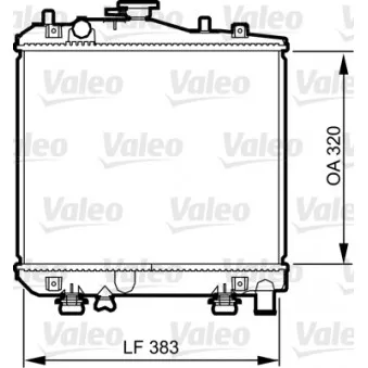 Radiateur, refroidissement du moteur VALEO 735079