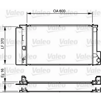 Radiateur, refroidissement du moteur VALEO OEM 051-017-0053-B