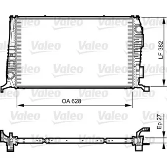 Radiateur, refroidissement du moteur VALEO OEM 8200880550