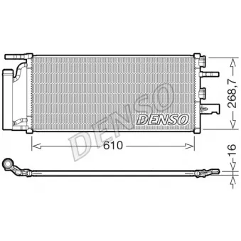DENSO DCN05036 - Condenseur, climatisation