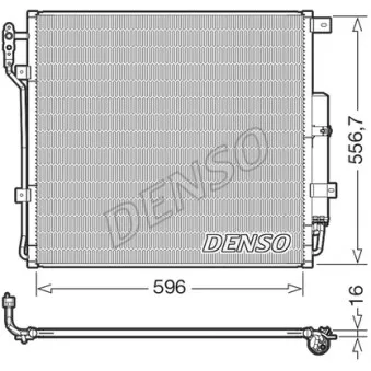 DENSO DCN14004 - Condenseur, climatisation