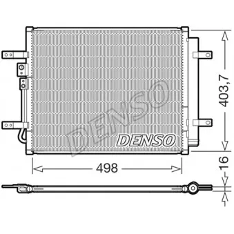 DENSO DCN41025 - Condenseur, climatisation