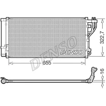 DENSO DCN43011 - Condenseur, climatisation