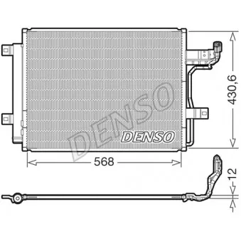 Condenseur, climatisation DENSO DCN44019