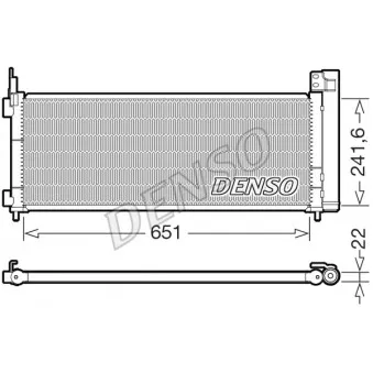 DENSO DCN50123 - Condenseur, climatisation