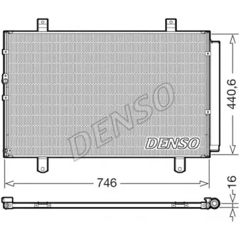 Condenseur, climatisation DENSO DCN50127