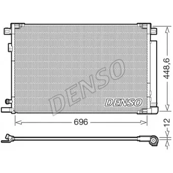 DENSO DCN50128 - Condenseur, climatisation