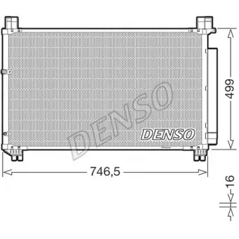 Condenseur, climatisation DENSO DCN50131