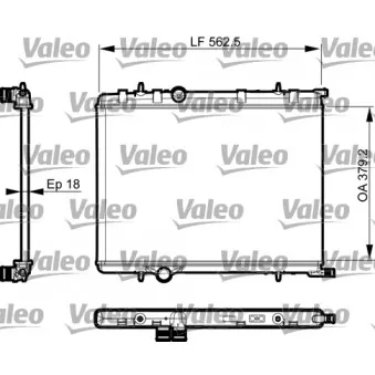 Radiateur, refroidissement du moteur VALEO OEM 009-017-0010