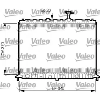 VALEO 735501 - Radiateur, refroidissement du moteur