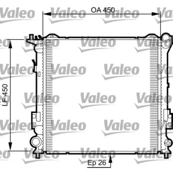 VALEO 735504 - Radiateur, refroidissement du moteur