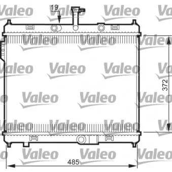 Radiateur, refroidissement du moteur VALEO 735515