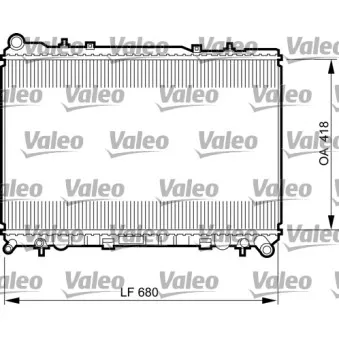 VALEO 735521 - Radiateur, refroidissement du moteur