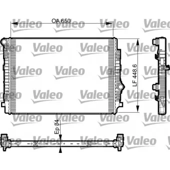 Radiateur, refroidissement du moteur VALEO OEM 550-081